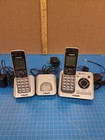 Vtech Cs6629-3 Cordless Phone System 2 Handsets 3 Bases Answering Machine Silver