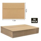 50 Pack Kraft Envelopes a7 Envelopes 5x7 Envelopes For Invitations wedding  B   