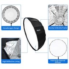 26  65cm Umbrella Hexadecagon Softbox With Bowens Mount And Removable Diffuse   