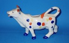 Vintage Czechoslovakia Dotted Cow Creamer