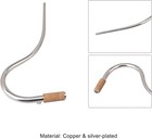 Walmine Silver Length 21 5cm Bassoon Bocal Crook Bassoon Mouthpiece Instrument