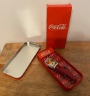 Vintage Coca-cola Wrist Watch With Leather Band