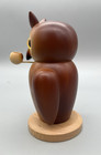 Vintage Holzkunst Christian Ulbricht Owl Smoker Germany Handmade Bird Pipe 8   