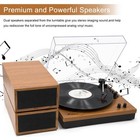 Vinyl Record Players  Hi-fi System Wireless Turntable Players With Stereo Boo   