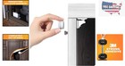 Magnetic Child Safety Cabinet Locks - 8 Locks   2 Keys For Easy Baby Proofing
