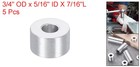 5 Pcs 3 4  Od X 5 16  Id X 7 16 l Aluminum Spacers Fit M8 Screw Bolts