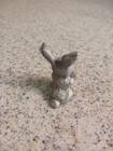 Vintage Spoontiques Pewter Miniature Whispering Bunny Rabbit Figurine 1 5 