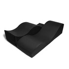 Liberator Equus Wave Convertible Lounge And Bedside Bench  Black