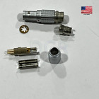 Fgg 0b Or 1b Series Lemo Plug  Straight  Push-pull 4  5  Or 8-pin Connector