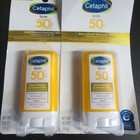 Cetaphil Sheer Mineral Sunscreen Face   Body Spf 50 Lotion Or Stick - 2 Pk