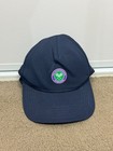 Wimbledon The Championships Tennis Sun Cap Hat Navy Blue Adjustable Strapback