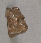 Vintage Copper Bulldog Head