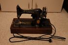 1929 Singer Portable Electric Sewing Machine No  99-13 With Knee Control - Works
