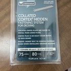 Collated Cortex Hidden Fastening System For Decking 2-1 2 In  Stone Gray 2 Pack