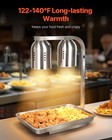 Vevor Commercial Food Heat Lamp With 500w Bulbs For Food Restaurant Kitchen