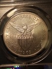 Us Philippines 1903-s Peso Pcgs Au55