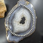 Sterling Silver Southwestern Style Navajo Pearl Beads 8 Mm Necklace 16 -18 