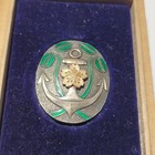 Very Rare  Japanese Imperial Navy Short Service Completion Badge  original Box 