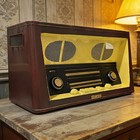 Handmade Vintage Radio Model heavy Industry Decor cafe Bar Display