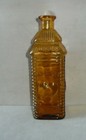Vintage 9  High Perrine s Depot Philadginger Apple Amber Glass Bottle