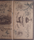 1886 John Deere   Co  Moline Il Farmers Pocket Companion Adv Memo Booklet B3-128