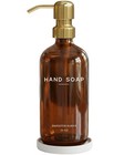 Luxury Glass Hand Soap Dispenser Set - Refillable Liquid Soap For Kitchen   Bath