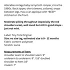 Vintage Baby Boys Terrycloth Novelty Car Romper Jumpsuit Outfit - 80s Era