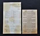 Lot 1881 Antique Hotel Nantasket Boston Ma Victorian Trade Card Ad Menu Partial