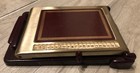 Vintage Bates Listfinder Model Cavalier - Burgundy Desktop Address phone List
