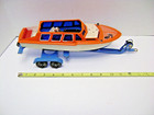 Tonka Toys Blue Pressed Steel Metal Boat Trailer   Misc B-o  Boat For Parts