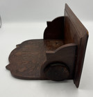 Hand Carved Owl Wall Shelf Solid Wood Vintage Shelf 12  X 6  Back Is 9  Tall