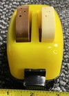 Vintage Chrome Toaster Salt Pepper Shakers Yellow Mcm Usa Pat Pend Retro Set