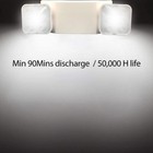 Led Emergency Lights   Exit Sign Light Adjustable Dual Head Battery Back-up Ul