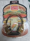 Vintage Radio Shack Burger King Radio With Headphones In Original Packaging Rare