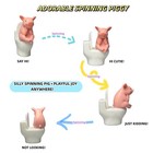 Miniature Pig Figurine  2 6 X 2 4 X 1 2 Inches  Pink Pig Statue  Funny Bathro   