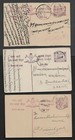 India Jaipur State 1 4a Chariot Postal Cards Shades   Printings  10 