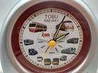 Tobu Railway Melodies Alarm Clock 4rm753az19 Silver Metallic Color In Box