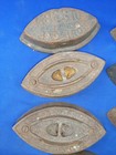 Lot Of 7 Antique Cast Iron Sad Iron Asbestos Griswold Williams  Sensible   