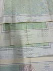Vtg Canada Canadian Fishing Ad Topographic Topographical Map Index Lakes Quebec
