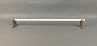 Vtg Porcelain Ceramic Milk Glass 18  Bathroom Towel Bar Holder