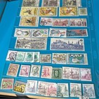 40 Vintage Czechoslovakia Stamps Used Czech Republic Postage Stamp Lot