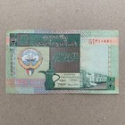 Kuwait 1 2 Dinar Banknote 1994 Kuwaiti Currency Paper Money Post Gulf War Era