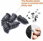 10 Car Tubeless Vacuum Tyre Puncture Repair Kit Screw Nails Tire Patch Plug Fix