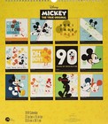 Walt Disney Classic Mickey Mouse 12 Month 2019 Wall Calendar  New