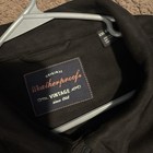 Weatherproof Men   s Black Shirt Jacket Button Front Lined Pockets Xxl