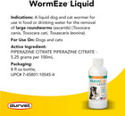 Wormeze Liquid Canine   Feline Antihelmintic  8 Oz