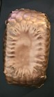 Vintage Gregorian Copper 306 Hammered  Scalloped 16  Mid Century Bread Bowl