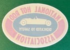 Nhra National Hot Rod Association Window Decal Sticker Vintage Look- Drag Racing