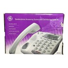 Ge 29897ge1 White Corded Speaker Phone Answering Machine Call Waiting Caller Id