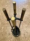 Vintage Pilgrim Fireplace Fire Tools Set Nelson Era Mid Century Modern
